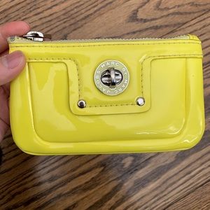 Marc by Marc Jacobs Yellow Patent Leather Wallet